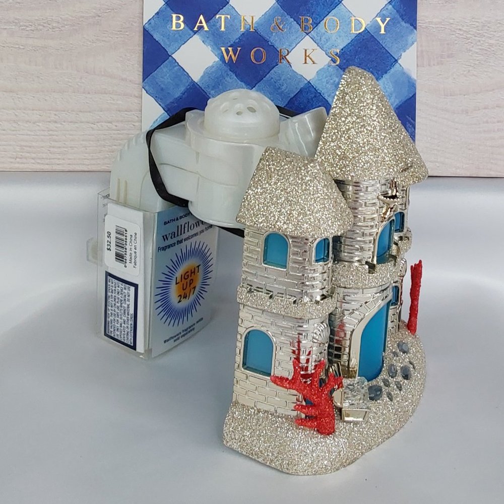 BATH & BODY WORKS ILLUMINATING WALLFLOWERS FRAGRANCE PLUG-IN WALL DISPLAY BEACH - Picture 5 of 17